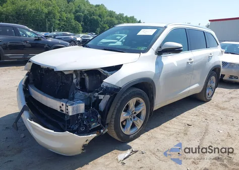 2016 Toyota Highlander Limited V6 from USA, damaged, VIN 5TDDKRFH6GS264067